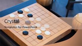  Presentation with boar - Cool new presentation with chinese chess - closeup view of stones backdrop and a lemonade colored foreground