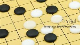  Presentation with chinese chinese - Slide deck featuring chinese chess - i-go background and a blonde colored foreground