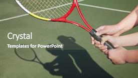  Presentation with awards ceremony tennis - PPT theme with chinese children - shadow of mother and daughter background and a gray colored foreground