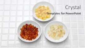  Presentation with dessert - Colorful slide deck enhanced with chinese-dessert-tong-sui-sweet backdrop and a white colored foreground