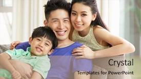  Presentation with medicina tradicional chinesa chinese herb - Theme enhanced with chinese family sitting and relaxing background and a  colored foreground