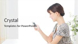  Presentation with feminine - PPT theme having chinese feminine - beautiful asian woman using background and a  colored foreground