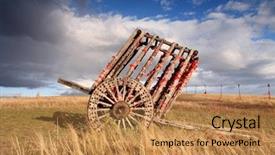  Presentation with tape - Cool new presentation with chinese flag - department of the ancient chariot backdrop and a coral colored foreground