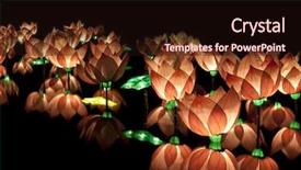  Presentation with festival - Cool new presentation with festival lotus lanterns backdrop and a wine colored foreground