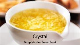  Presentation with chinese food - Cool new theme with steamed dumpling stuffed with garlic backdrop and a lemonade colored foreground