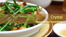  Presentation with chinese food - Cool new presentation theme with chinese food cooking - wok stir fry with selective backdrop and a red colored foreground