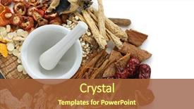  Presentation with herbal - PPT theme enhanced with chinese food therapy traditional chinese background and a red colored foreground
