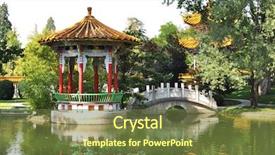  Presentation with chinese chinese - Audience pleasing slides consisting of chinese garden n zurich backdrop and a tawny brown colored foreground