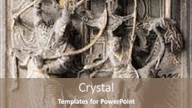  Presentation with god - Cool new presentation with chihuahua puppy and jack russell terrier next to each other isolated on white backdrop and a sky blue colored foreground.