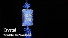  Presentation with incense - Slides featuring chinese incense bag and black background background and a black colored foreground