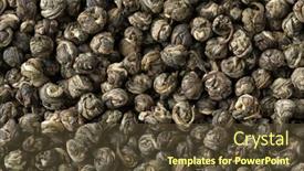  Presentation with chinese dragon - PPT theme enhanced with chinese-jasmine-dragon-pearl-tea background and a tawny brown colored foreground