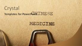  Presentation with chinese medicine - Beautiful theme featuring chinese-medicine-text-written backdrop and a lemonade colored foreground