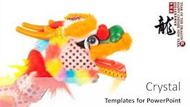  Presentation with chinese new year - PPT theme with chinese-new-year-concept and a white colored foreground