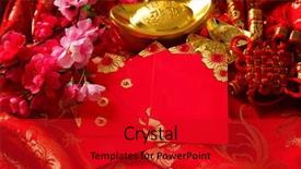  Presentation with chinese new year 2021 - Slide set consisting of white background heart disease background and a lemonade colored foreground