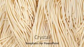  Presentation with noodle - Audience pleasing presentation theme consisting of chinese noodle uncook backdrop and a lemonade colored foreground