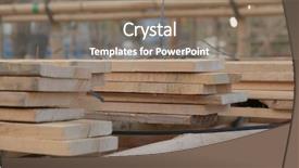  Presentation with scaffold - Beautiful slide set featuring chinese opera - building up bamboo scaffold backdrop and a gray colored foreground