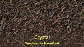  Presentation with ehr - Slides with chinese-pu-ehr-dried-tea background and a tawny brown colored foreground