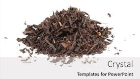  Presentation with black tea - Cool new presentation theme with chinese-red-or-black-tea backdrop and a light gray colored foreground