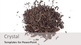  Presentation with black tea - Amazing slides having chinese-red-or-black-tea backdrop and a light gray colored foreground