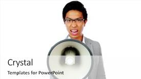  Presentation with asian nurse helps a man - Audience pleasing PPT layouts consisting of chinese revolution - portrait of angry asian man backdrop and a white colored foreground