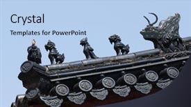  Presentation with dragon ballsx - Presentation design having chinese revolution - sons of dragon background and a light blue colored foreground