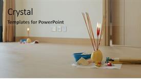  Presentation with chinese traditional - Colorful presentation design enhanced with chinese social convention of moving backdrop and a light gray colored foreground