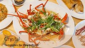  Presentation with seafood - 