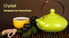  Presentation with ceremony - PPT theme with jaguar is a big cat background and a dark gray colored foreground.