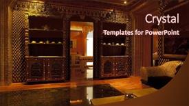  Presentation with chinese temple - Beautiful presentation featuring chinese temple - oriental styled waiting room backdrop and a  colored foreground