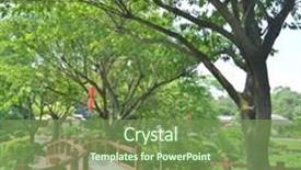  Presentation with chinese traditional - Amazing PPT theme having chinese traditional park backdrop and a seafoam green colored foreground