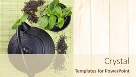  Presentation with teapot - Amazing presentation having chinese-traditional-teapot-with-fresh backdrop and a cream colored foreground