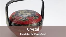  Presentation with chinese traditional - PPT theme enhanced with chinese traditional tiffin carrier basket background and a tawny brown colored foreground