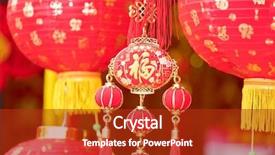  Presentation with chinese calligraphy - Colorful PPT theme enhanced with chinese translation calligraphy mean best backdrop and a  colored foreground