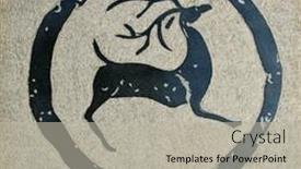  Presentation with chinese chinese - Audience pleasing slide deck consisting of chinese-vintage-parttern-on-stone backdrop and a mint green colored foreground