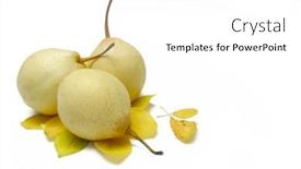  Presentation with chinese chinese - Beautiful slide set featuring chinese-white-pears-or-ya backdrop and a white colored foreground