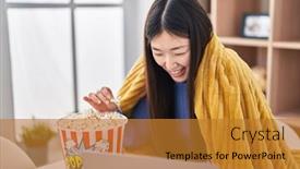  Presentation with movie popcorn - 