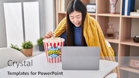  Presentation with popcorn movie - 