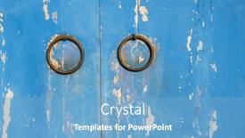  Presentation with chinese - Theme featuring chinese-wooden-door-entrance and a  colored foreground