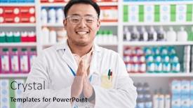  Presentation with forgiveness - Slide set featuring chinese-young-man-working background and a light gray colored foreground