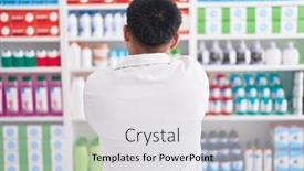  Presentation with self love - PPT theme featuring chinese-young-man-working background and a light gray colored foreground