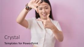  Presentation with frame pink - 