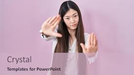  Presentation with frame pink - 