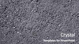  Presentation with asphalt - Cool new PPT layouts with chinken - asphalt roadway surface backdrop and a gray colored foreground