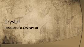  Presentation with dirt dirt texture dirty - Colorful PPT theme enhanced with chinken - dirty old wall texture backdrop and a coral colored foreground