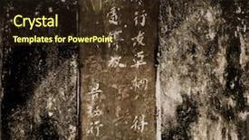  Presentation with chalk line set of grunge - Theme consisting of sky and sun showing free background and a ocean colored foreground.