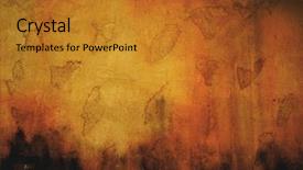  Presentation with plaster - Audience pleasing presentation theme consisting of chinken - orange plaster on old wall backdrop and a  colored foreground