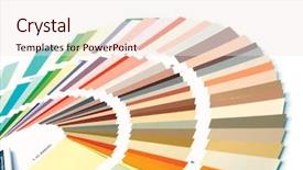  Presentation with paint - Audience pleasing PPT layouts consisting of chip design - paintbrush and colorful paint backdrop and a sky blue colored foreground