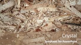  Presentation with wood scraps - Theme featuring chipboard-a-sheet-of-chipboard background and a coral colored foreground