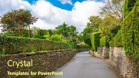  Presentation with japan samurai - Slide set with chiran-kagoshima-japan background and a tawny brown colored foreground