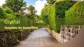  Presentation with japan samurai - PPT theme having chiran-kagoshima-japan background and a tawny brown colored foreground